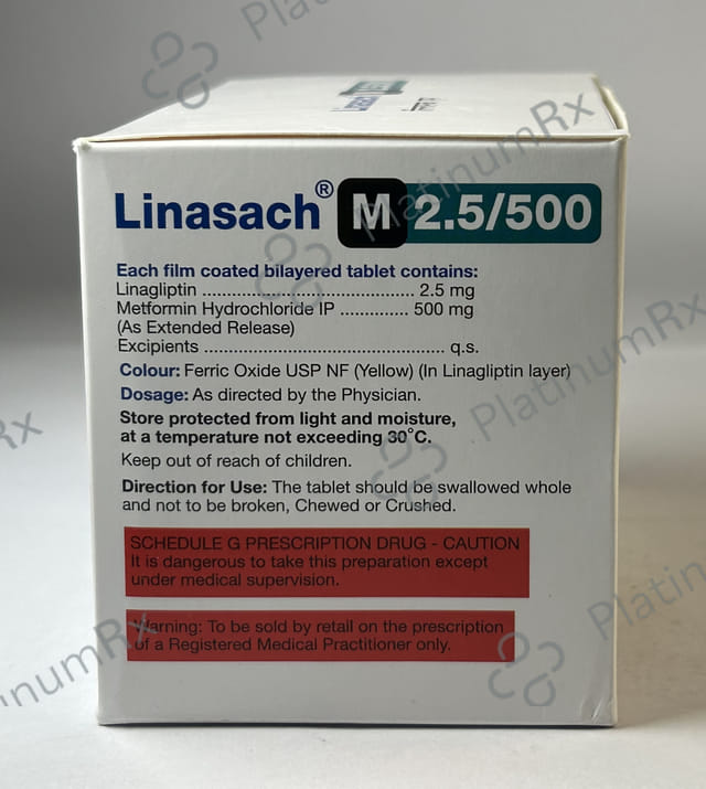 Linasach M 2.5/500mg Tablet ER 10s