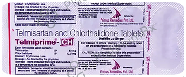 Telmiprime CH 12.5/40mg Tablet 15s