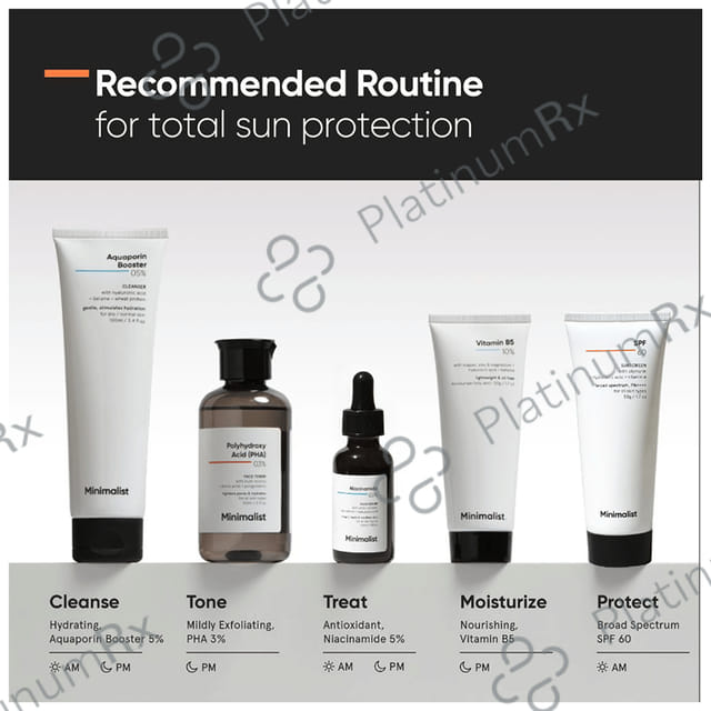 Minimalist SPF 60 PA++++ Sunscreen No Whitecast 50gm