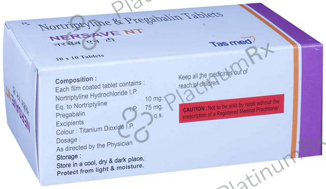 Nersave NT 75mg/10mg Tablet