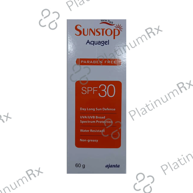 Sunstop Aquagel SPF 30 Gel 60gm