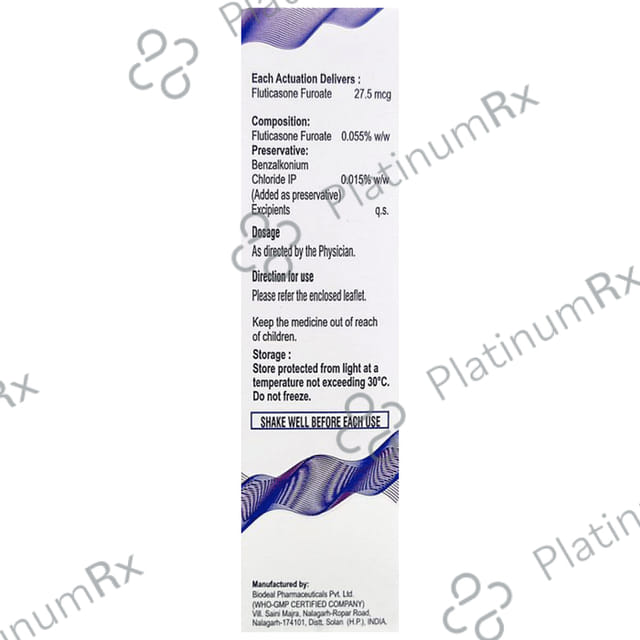 Flutiprl 27.7mcg Nasal Spray 6gm