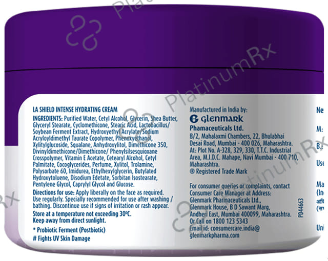 La Shield Intense Hydrating Probiotic Moisturizing Cream 50gm