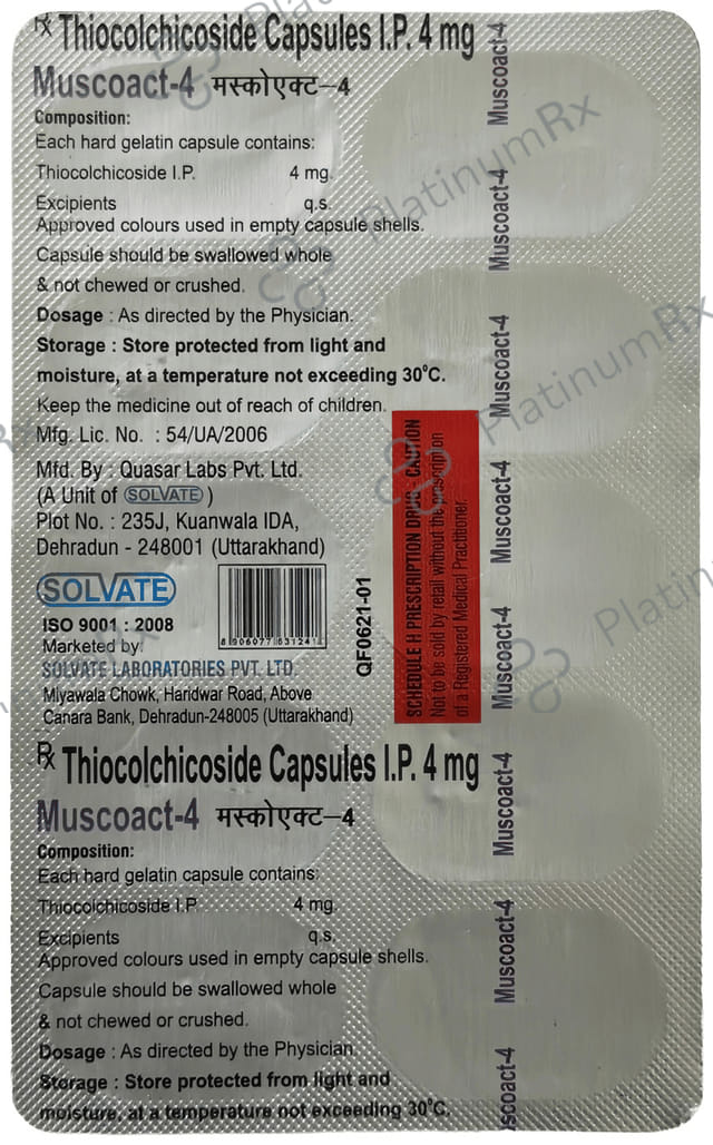 Muscoact 4mg Capsule