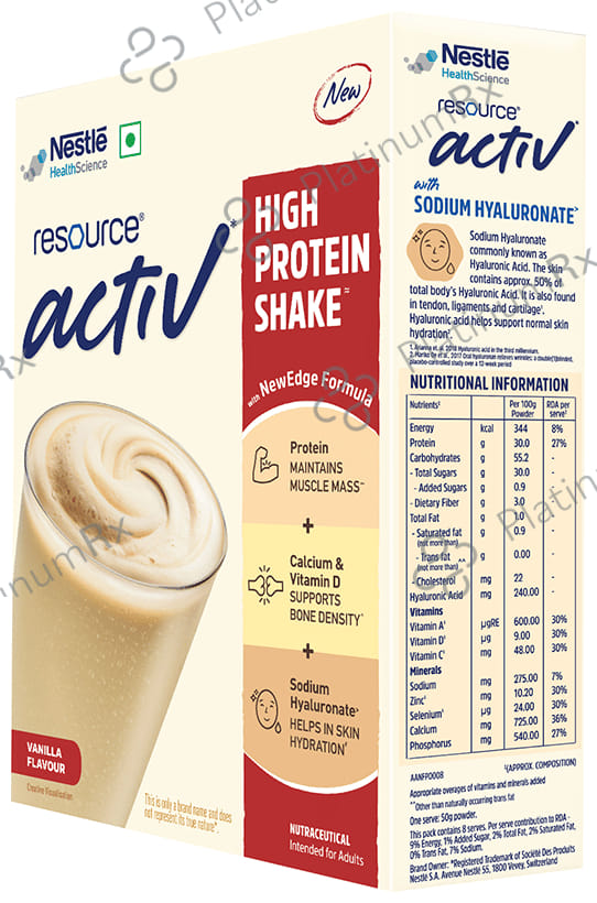 Nestle Resource Activ High Protein Shake Powder 400gm