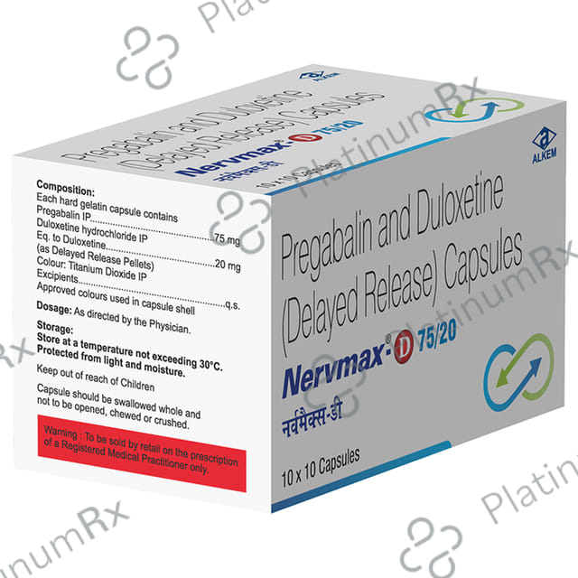 Nervmax-D 75/20 Capsule DR