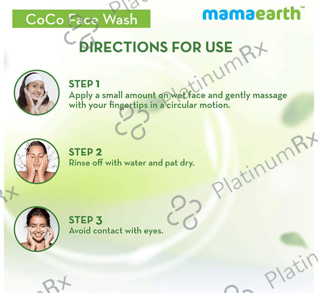 Mamaearth Coco Face Wash for Healthy Skin - Paraben & SLS-Free - All Skin Types