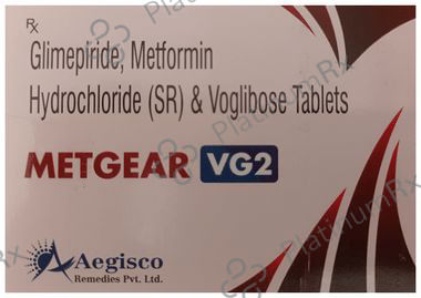 Metgear VG 2/500/0.3mg Tablet SR 10s