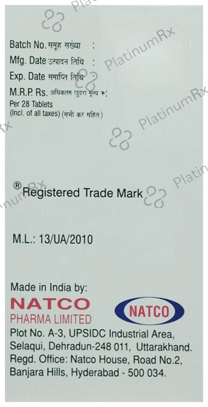 Afanat 40mg Tablet 28s