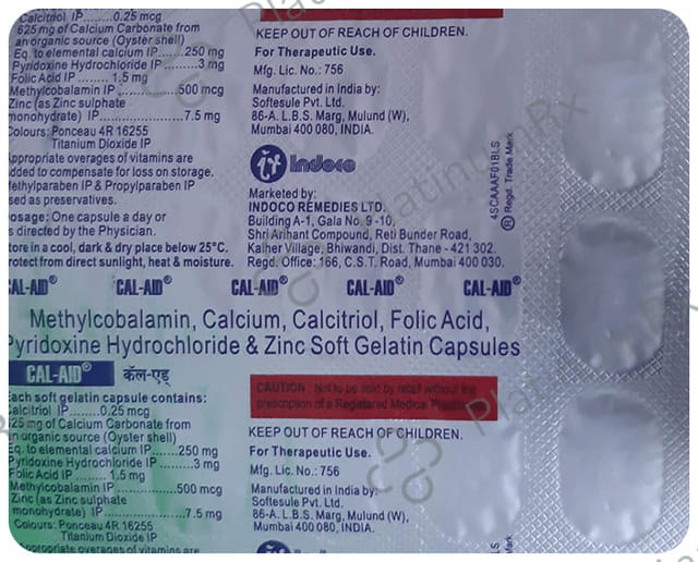 Cal Aid Soft Gelatin Capsule 10s