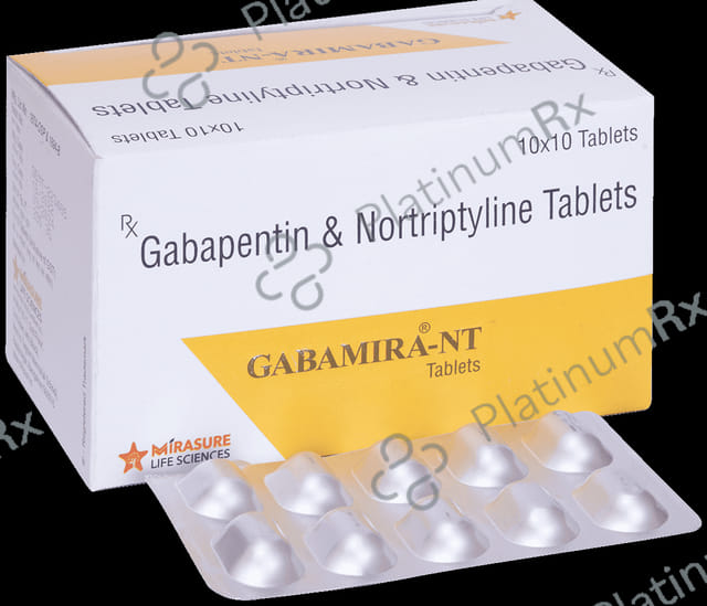 Gabamira NT 400/10mg Tablet 10s