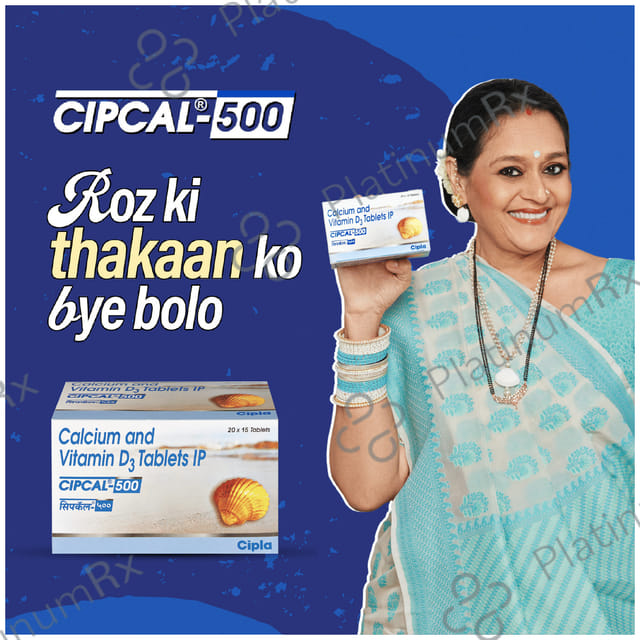 Cipcal 500mg/250IU Tablet 15s