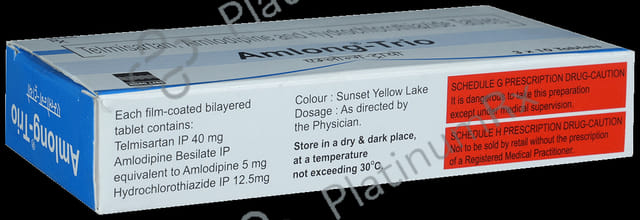 Amlong Trio 5/12.5/40mg Tablet 10s