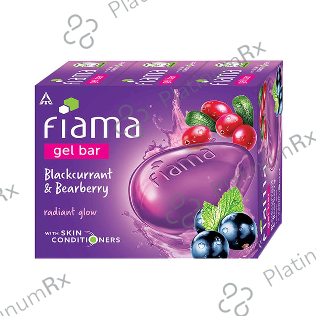 Fiama Gel Bar (125gm Each) Blackcurrant & Bearberry
