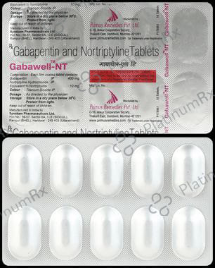 Gabawell NT 400/10mg Tablet 10s