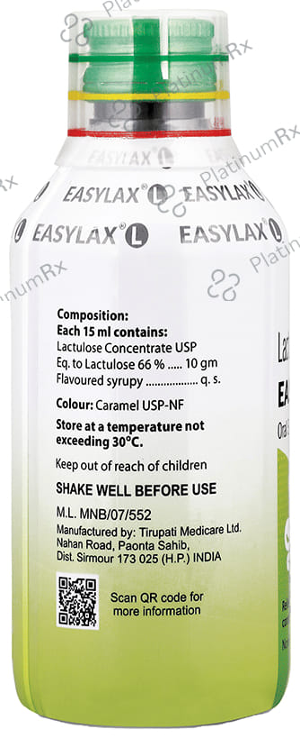 Easylax L 10gm Oral Solution Lemon 100ml