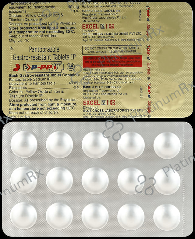 P Ppi 40mg Tablet 15s