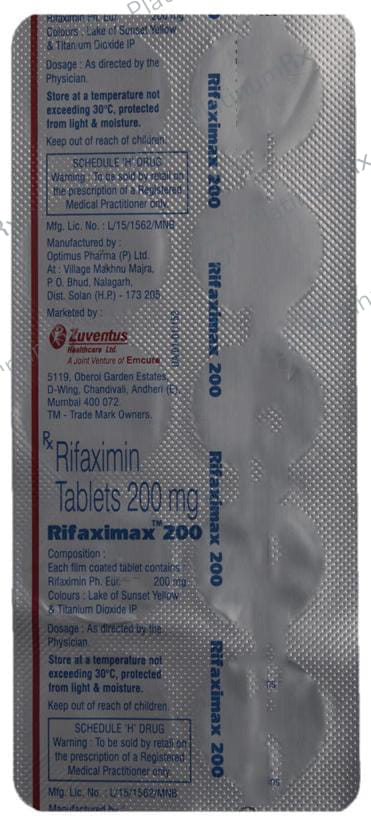 Rifaximax 200 Tablet