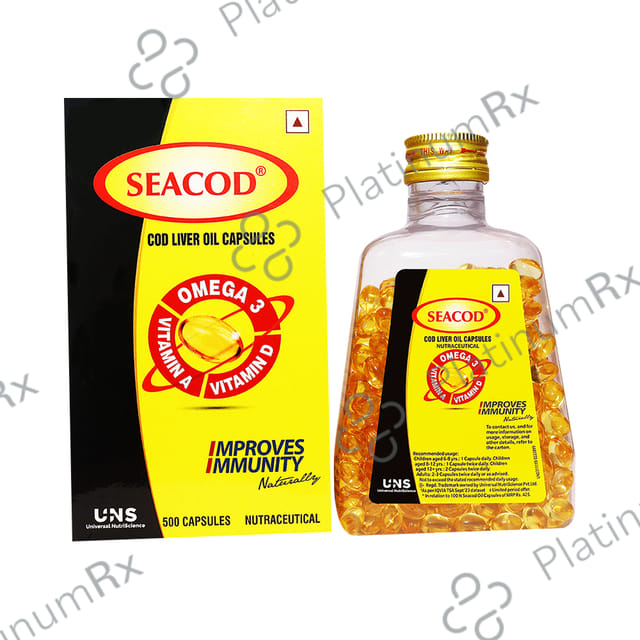 Seacod Cod Liver Oil 300mg Capsule 500s