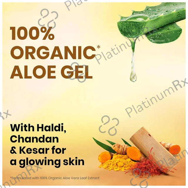 Boroplus 100% Organic Aloe Vera Gel Haldi Chandan Kesar 150 ml