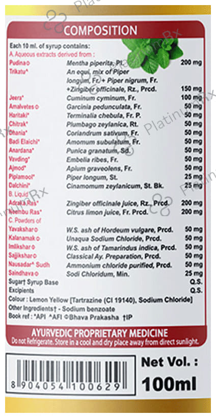 Aimil Zymnet Syrup 100 ml