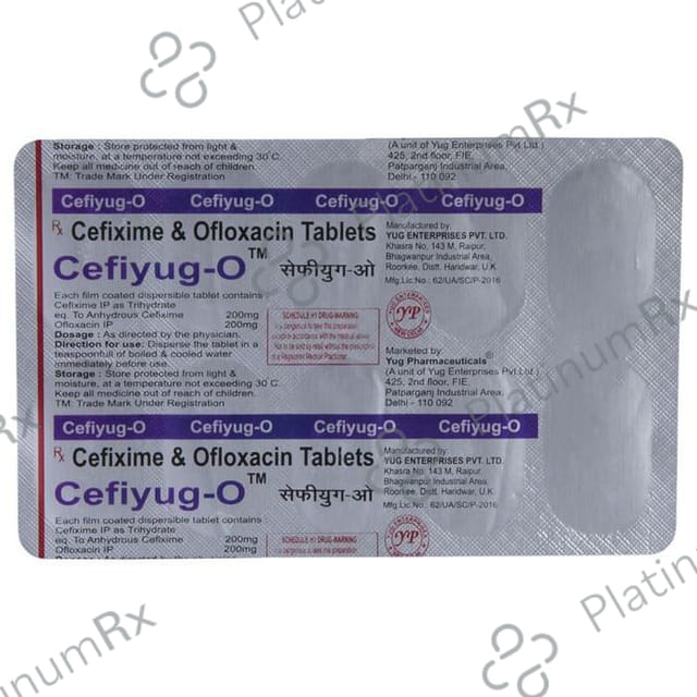 Cefiyug O 200/200mg Tablet 10s