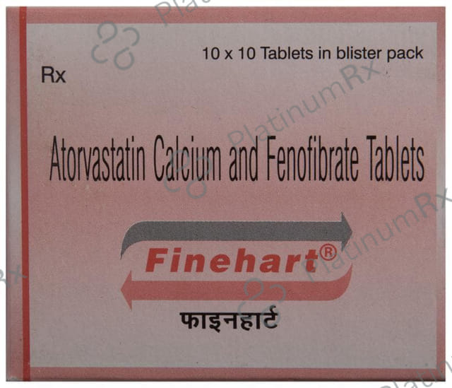 Finehart 10/200mg Tablet 10s