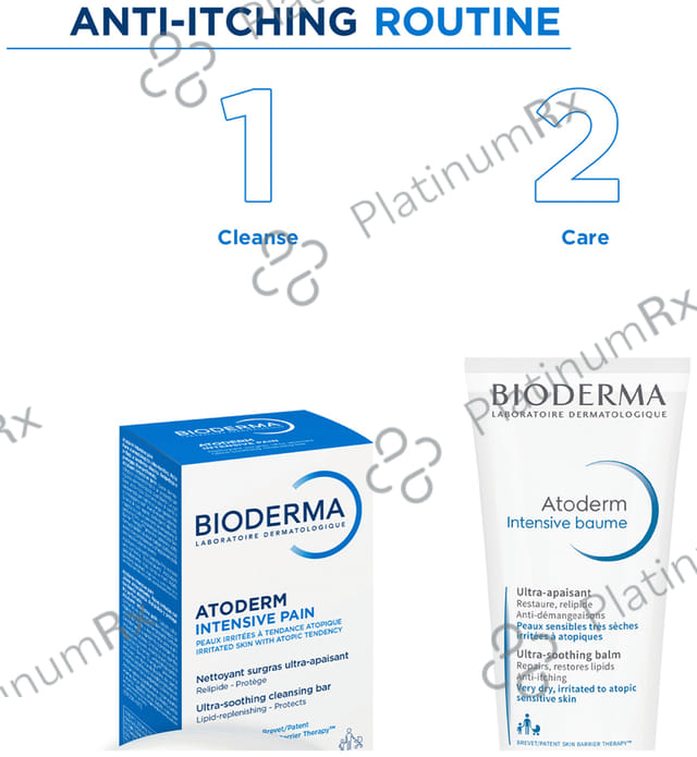 Bioderma Atoderm Intensive Pain Ultra-Soothing Cleansing Bar