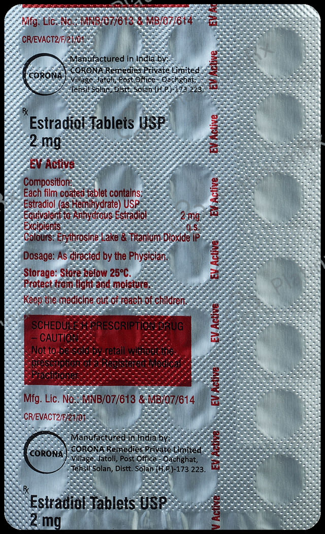 EV 2mg Active Tablet 28s