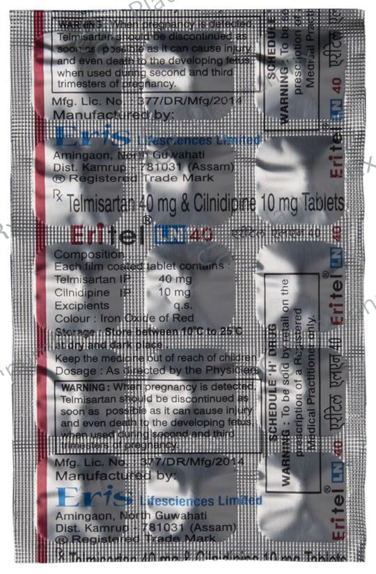Eritel LN 10/40mg Tablet 15s
