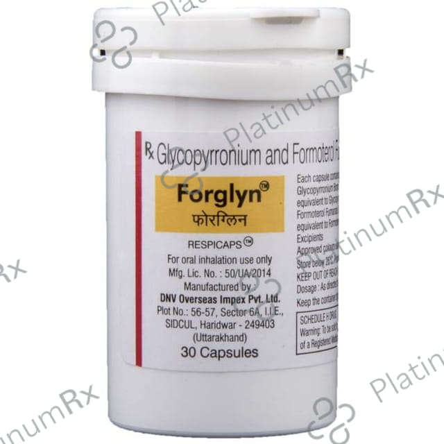 Forglyn 6mcg/0.025mg Respicap 10s