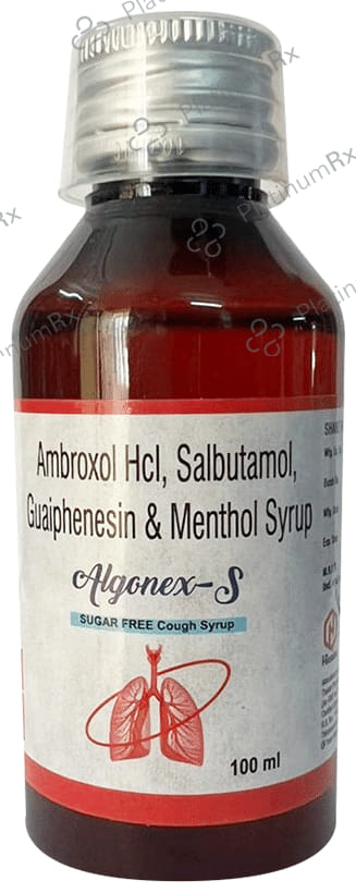 Algonex S Syrup Sugar Free 100ml