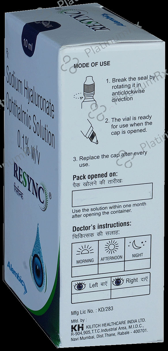 Resync 0.1% Eye Drop 10ml
