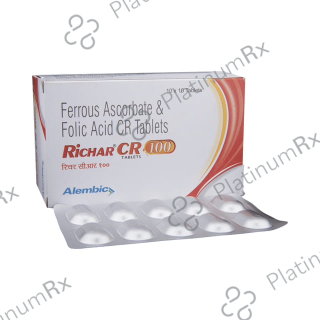Richar CR 100 100mg/1500mcg Tablet 10s