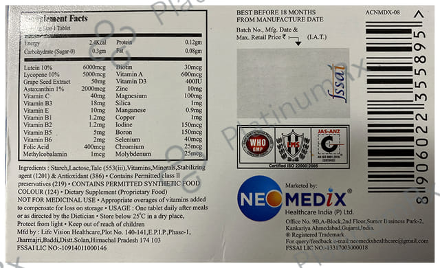 Macuvon-GN Tablet