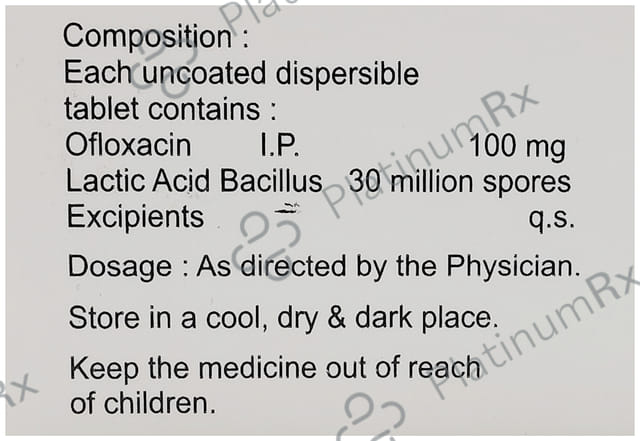 Oflo 100mg Tablet DT