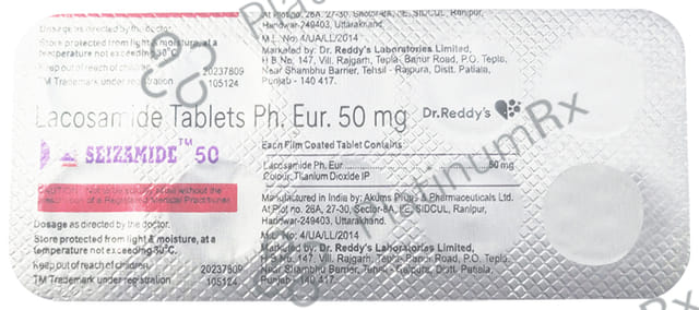 Seizamide 50mg Tablet 10s