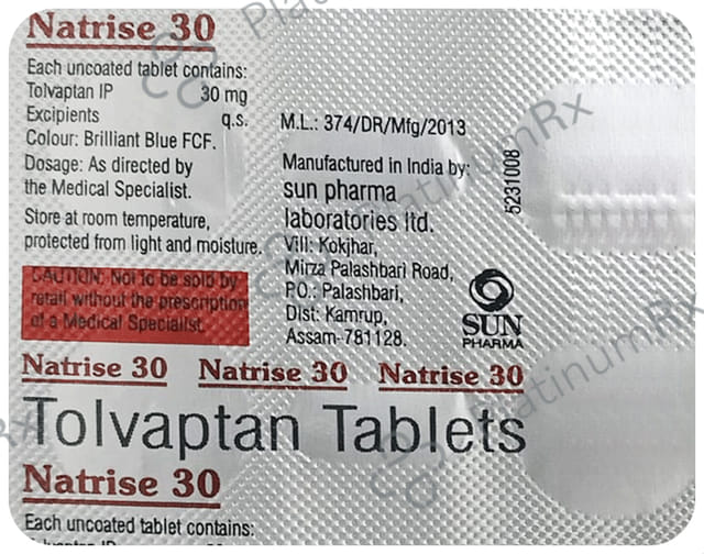 Natrise 30mg Tablet 4s