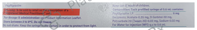 Peggrafeel 6mg Injection 0.6ml