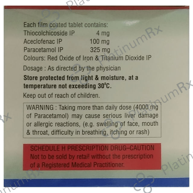 Signoflam TH 100/325/4mg Tablet 10s