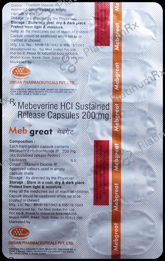 Mebgreat 200mg Capsule