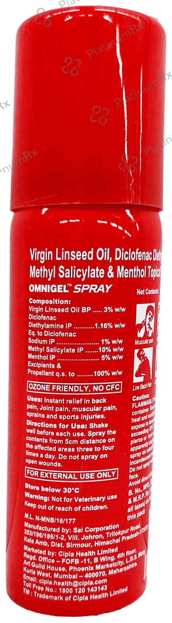 Omnigel Spray 35gm
