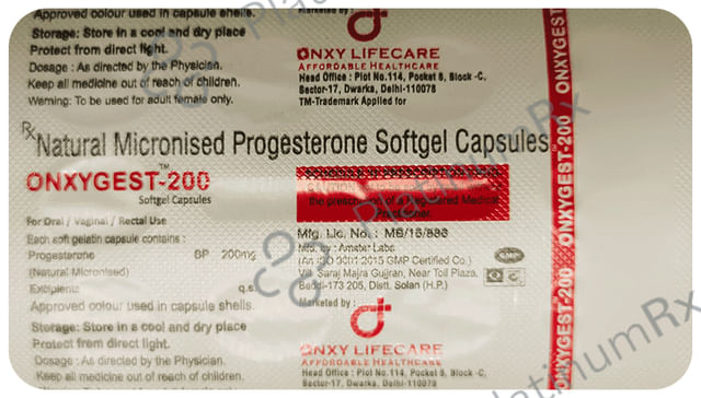 Onxygest 200 Softgel Capsule