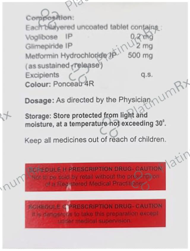Dailyvog GM 2mg/500mg/0.2mg Tablet