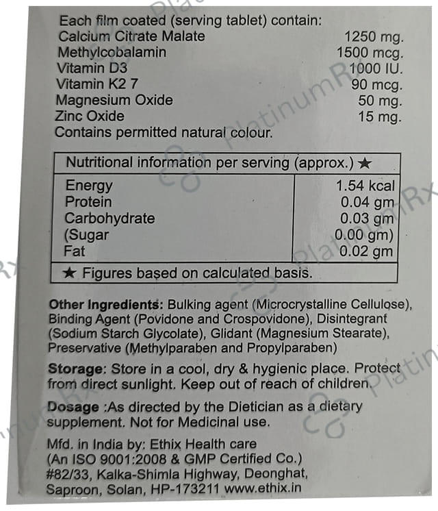 Zonyo Cal Tablet 15s