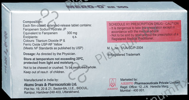 Mero O ER 300mg Tablet 6s