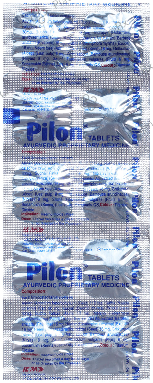 Pilon Tablet 10s