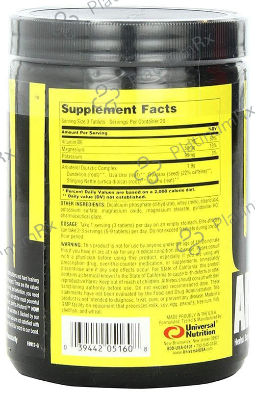 Universal Nutrition Arbuterol Tablet