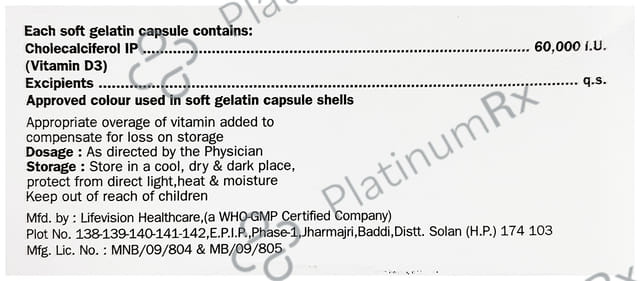 D Gain 60000IU Capsule