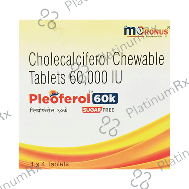 Pleoferol 60K Chewable Tablet Sugar Free